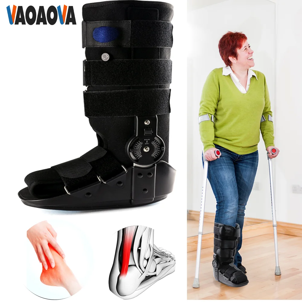 VAOAOVA Walker ROM Walking Fracture Boot With Air Pump Brace For Stabilizer Injured Foot Ankle Sprain Broken Toe Post Surgery