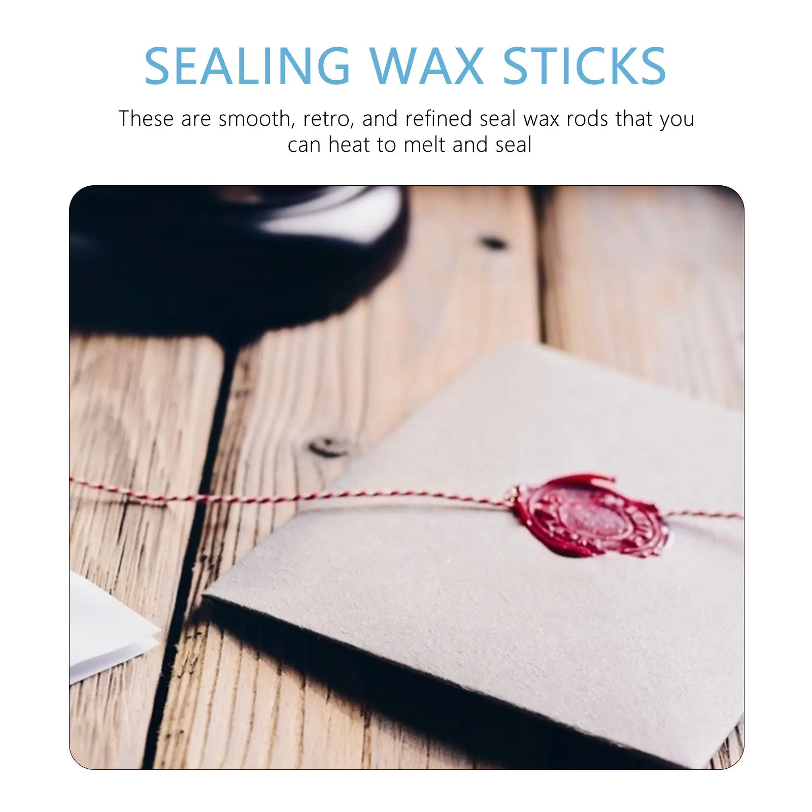 5 Buah Stik Lilin Retro Pengerjaan Luar Biasa Desain Presisi Warna untuk Segel Surat Pos Manuskrip Stik Lilin Segel