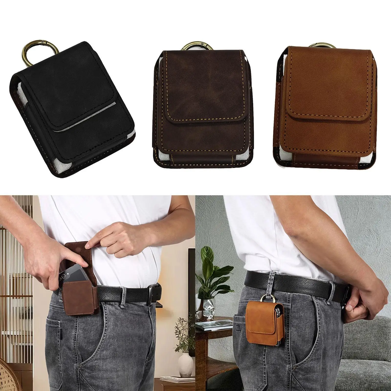 

Кобура для телефона, легкий держатель из искусственной кожи для путешествий, работы, активного отдыха