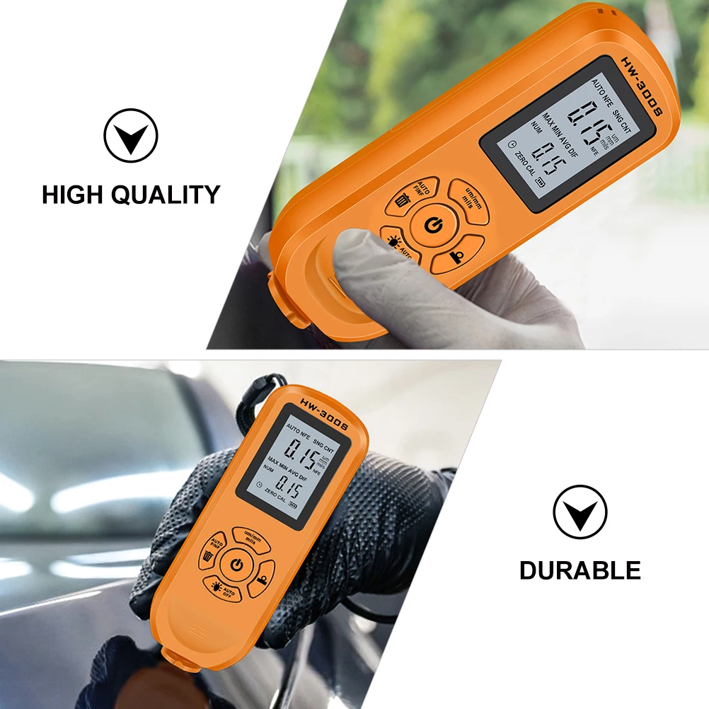 

Coating Thickness Gauge Car Meter Tester Professional ABS Digital Tool For Auto Paint Measurement Suitable Industrial