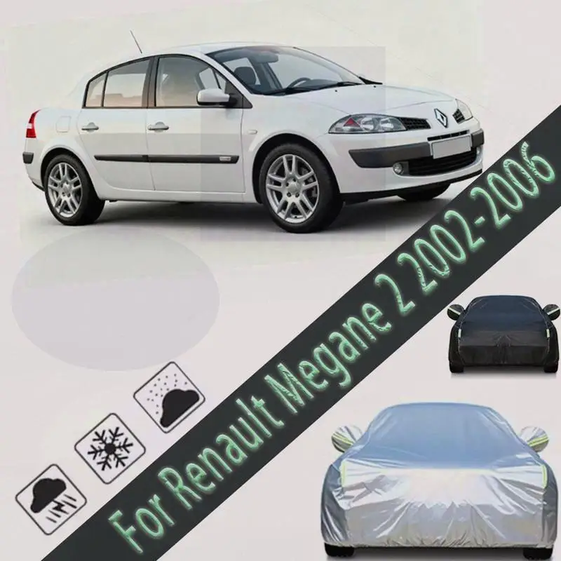 

Для наружной защиты, полная для Renault Megane 2 2002-2006, водонепроницаемые пылезащитные внешние солнцезащитные чехлы для автомобиля