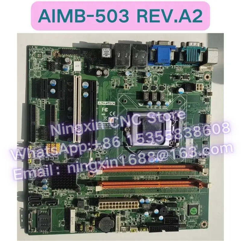 Second-hand AIMB-503 REV.A2 AIMB-503 industrial motherboard Functional test OK Fast delivery