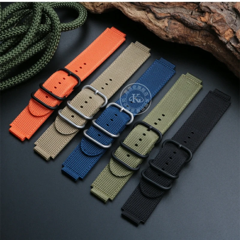 For Casio G-SHOCK Nylon Strap DW5600 GW6900 DW-5600 GW-B5600 GA-110 GM-5600 GA2100 GM110 small steel gun Men's canvas watchband