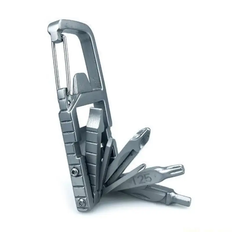 A2BE Keychain Multitool Screwdriver Stainless Steel Outdoor Tool