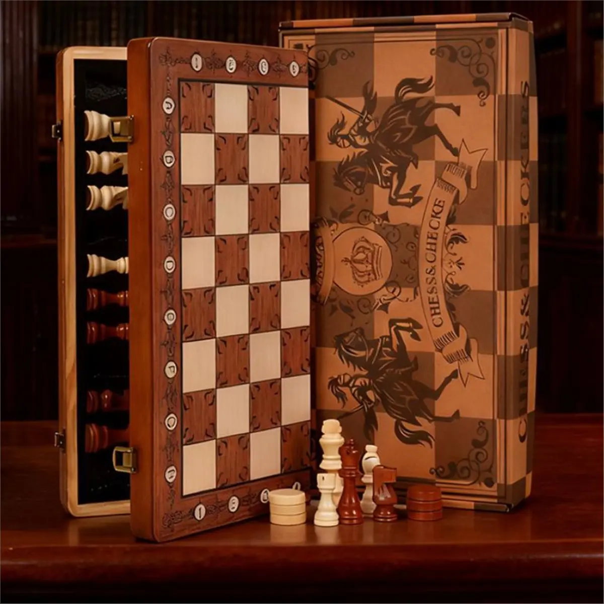 mise-a-jour-jeu-d'echecs-et-de-dames-magnetique-pliable-2-en-1-en-bois-plateau-de-rangement-portable-jeu-de-puzzle-de-table