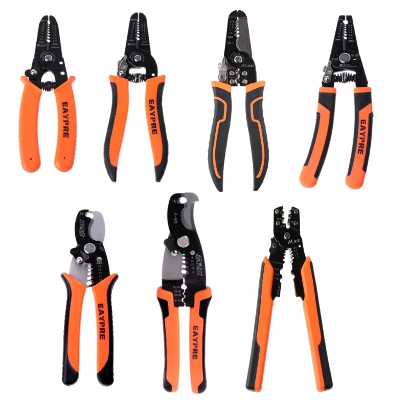 Y1UB Multifunctional Cable Wire Cutter Crimper Cutting Pliers Handle Tools