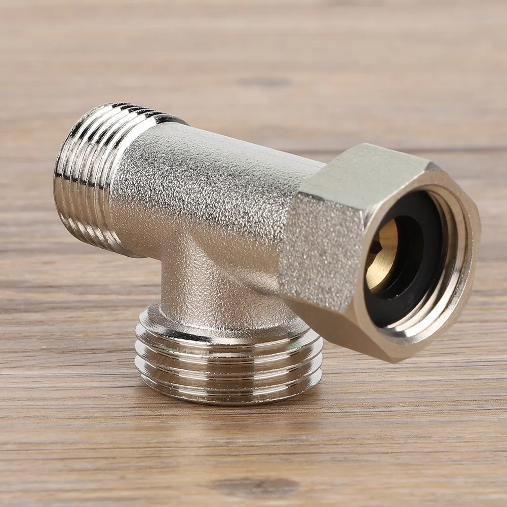 

ZK30 2 шт. 3-ходовой соединительный клапан Переходник для унитаза Промывочный клапан (EU3/8)