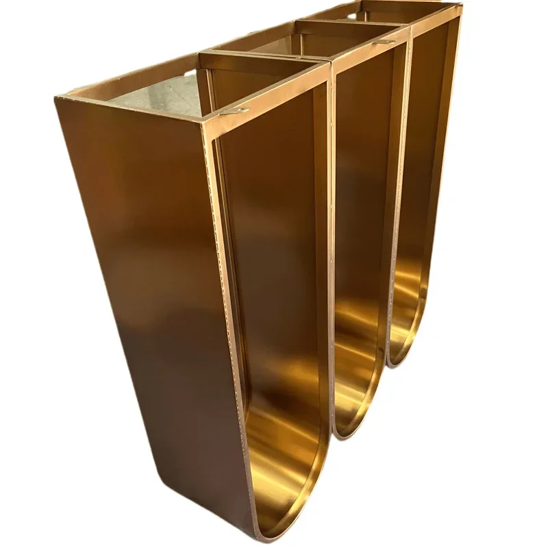 

Stainless steel table leg bracket U-shaped coffee table tripod frame island table bar