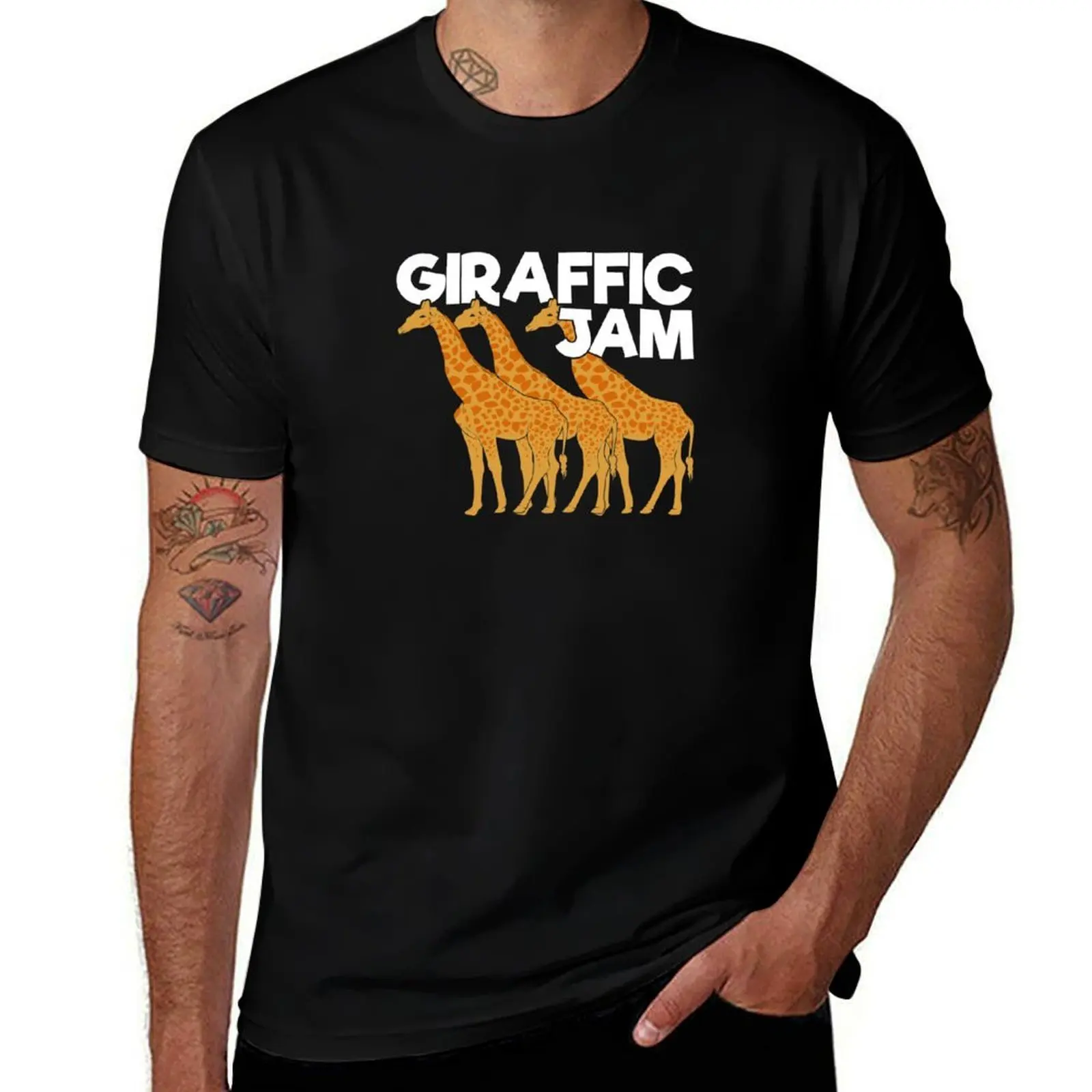 

Giraffic Jam Funny Giraffe Animal Keeper Gift T-Shirt graphic t shirts for man T-Shirt