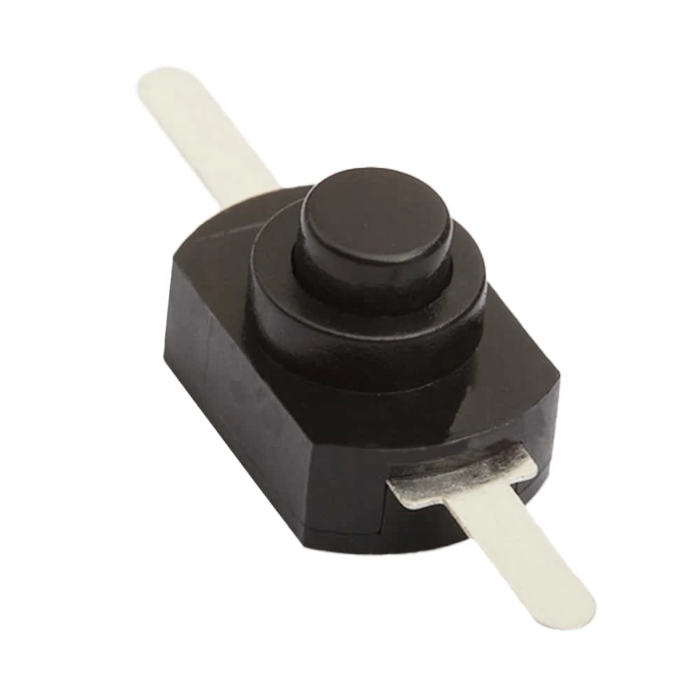 10PCS/Lot 12*8MM DC 30V 1A On Off Mini Push Button Switch for Electric Torch 1208YD Self Locking