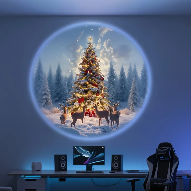 LED USB-projectorlicht 1/3PCS projectiepatronen - Verstelbaar USB-nachtlampje voor thuis, binnenmuur, tuindecoratie, USB-voeding