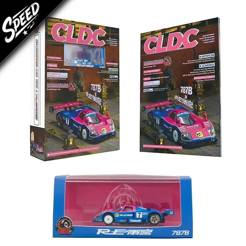 

В наличии BMC 787B 1:64 RE AMEMIYA CLDC автомобиль в книге литая под давлением диорама модель автомобиля коллекция игрушек