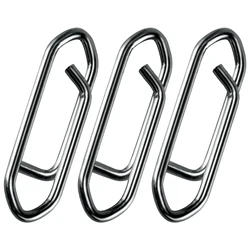 50 szt. Zatrzask wędkarski Klips mocy ze stali nierdzewnej Klips prędkości Topwater Klips Szybka wymiana Złącze szybkiego łącza do Crankbait Swimbait