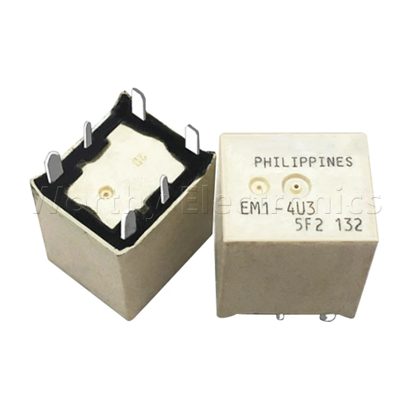 

Free shipping 10pcs/lot relay 6PIN EM1-4U3