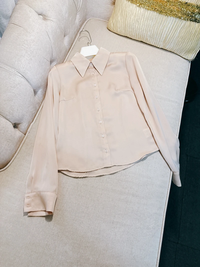 

Шикарный комплект спецодежды для пригородных поездок, блузка и юбка с высокой талией, профессиональный осенний наряд Sli для женщин