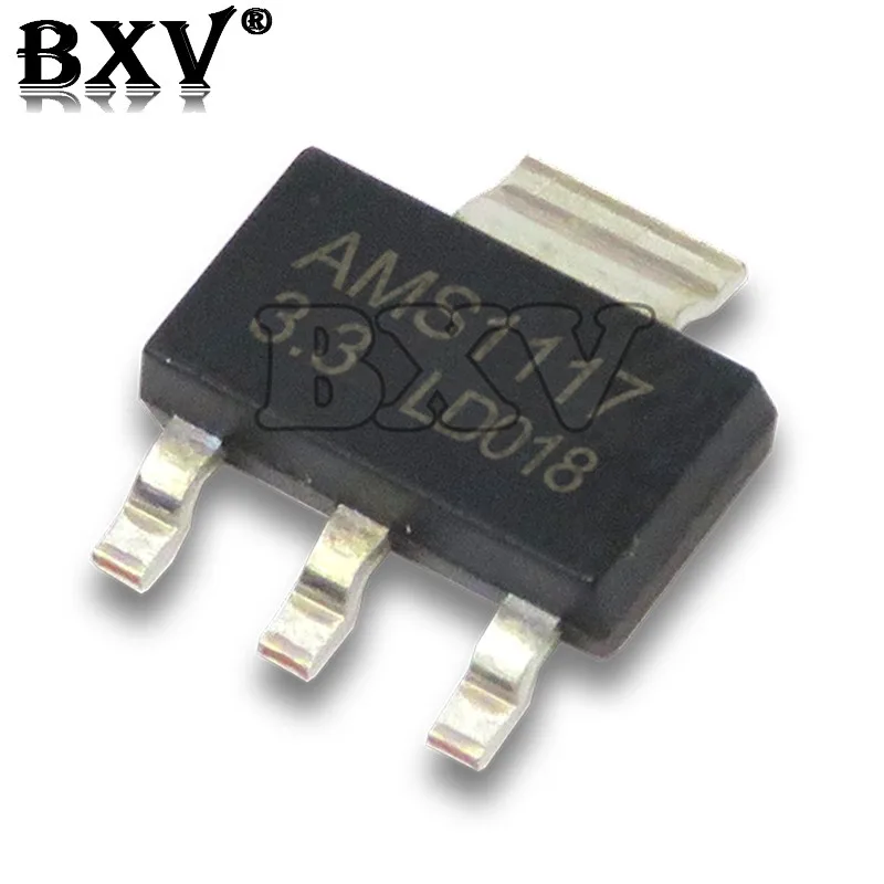 50PCS/LOT AMS1117 AMS1117-3.3V AMS1117-ADJ AMS1117-1.8 AMS1117-1.2 AMS1117-5.0 AMS1117-2.5 AMS1117-3.3 AMS1117-5.0 AMS1117-1.5