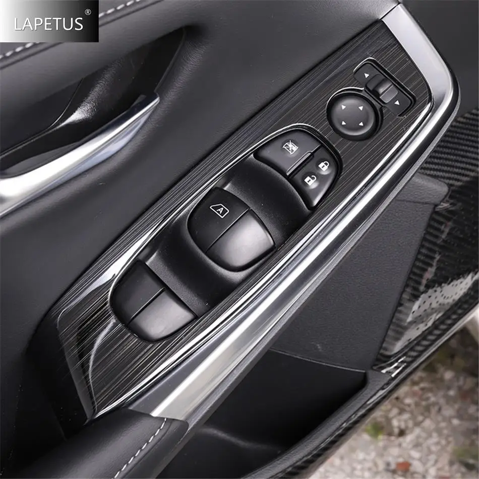 

Metal Car Accessories Pillar A Tweeter Speaker/ Window Lift Button / Rear Air Cover Trim For Nissan Sentra / Sylphy 2020 - 2024