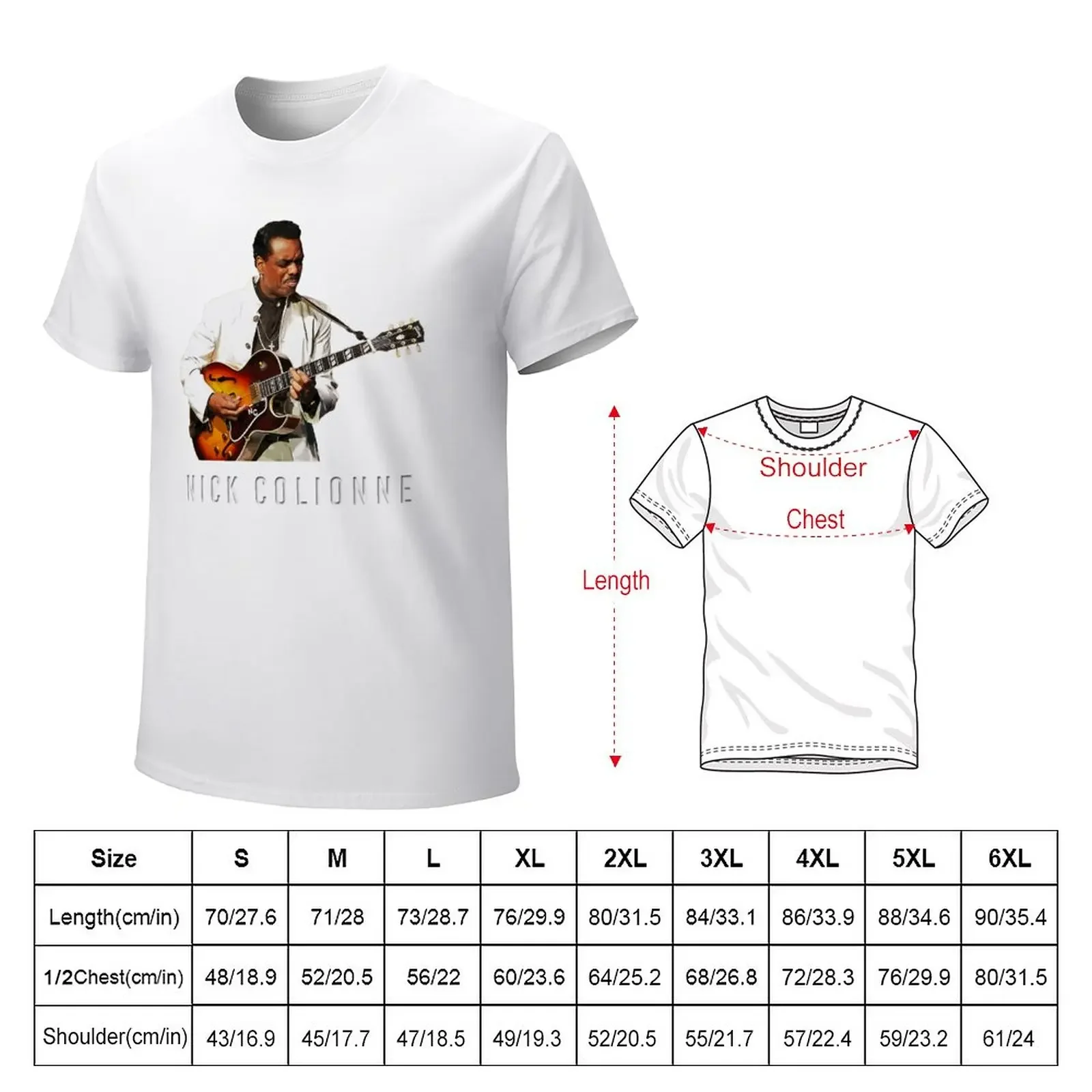 Nick Colionne jazz guitarist artdesign T-Shirt Blouse for a boy fitted t shirts for men