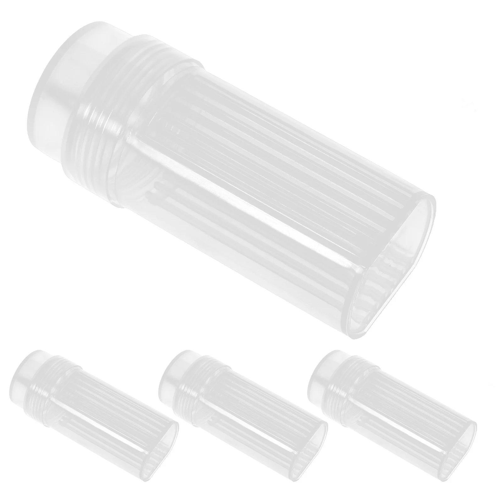 4pcs Microscope Slide Storage Box Clear Plastic Slide Holders Portable Slide Organizer Microscope Slide Storage Box For Laborato