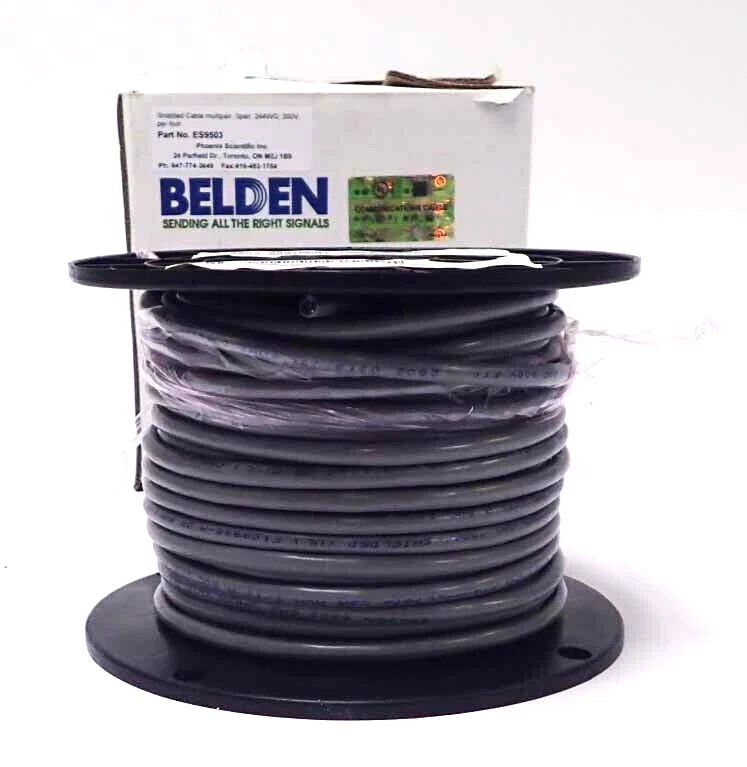 Belden 9503 24/3PR Computer Cable Overall Foil Shield for Communication