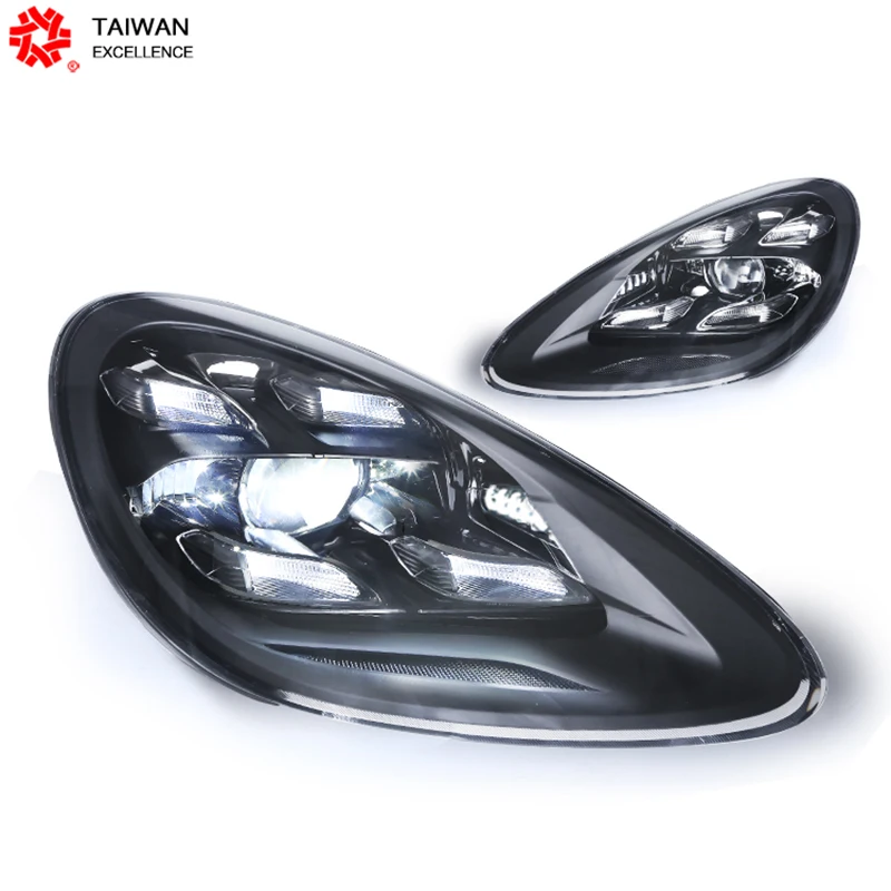 Super Q Car Styling Head Lamp for porsche Cayenne LED Headlight 2011-2018 Upgrade New Model headlights DRL High Beam Low Beam