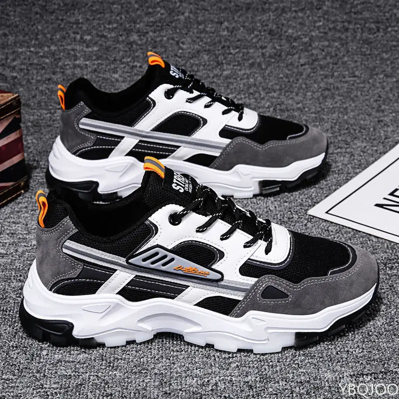 

Spring Autumn Men's Fashion Trendy Versatile Sneakers Casual Simple Comfortable Anti slip Wear resistant Breathable Men's Shoes