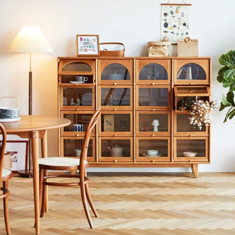 Style Locker Multi-Grid Sideboard Chest of Drawers Storage Entrance Cabinet