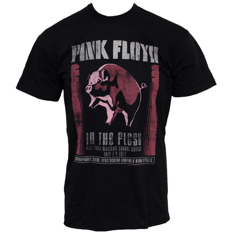 Hot Pink Floyd Graphic Cotton Band T-shirt Unisex Summer Short Sleeve Fashion Brand Tee Luxury Casual Vintage Tees