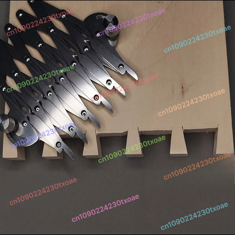 Dovetail Marker Tool Hardwood Template For Precision Layout Equal Division Hand Cut Joinery Woodworking