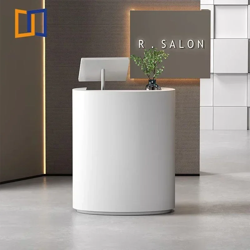 Small Beauty Salon Reception Desk Office Restaurant Modern Checkout Counter White Study Escritorio Bar Furniture Counter