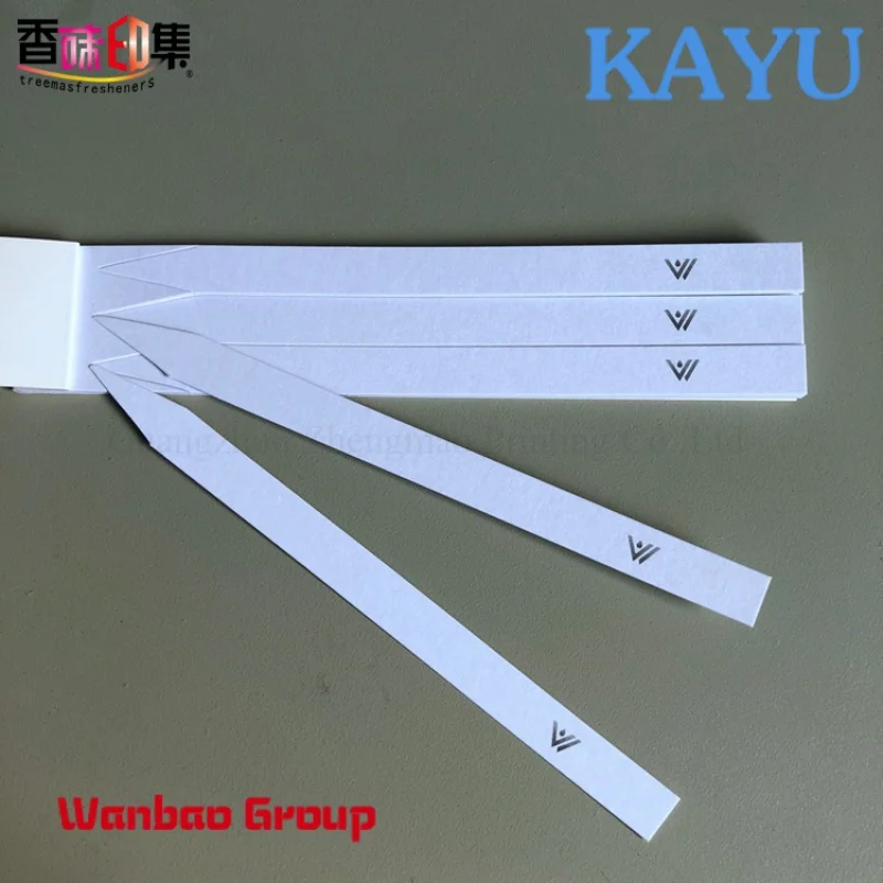 Custom Custom printing Booklet Perfume Blotter cent Paper Strips Perfume Test Paper