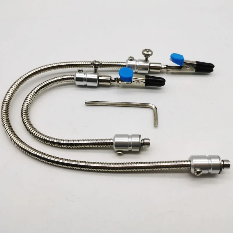 Alligator clip pcb circuit board electronic repair universal clip serpentine tube gooseneck diy radio fixture