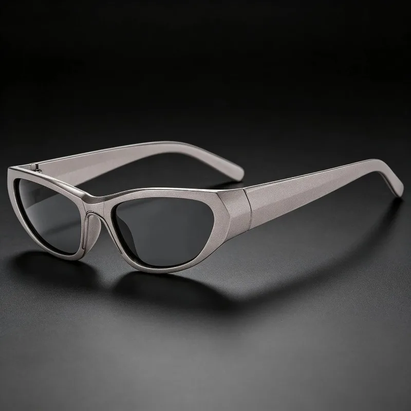 New Y2K Sports Punk Sunglasses Women Designer Square Goggle Men Luxury Sun Glasses UV400 Colorful Mirror Fashion Eyewear