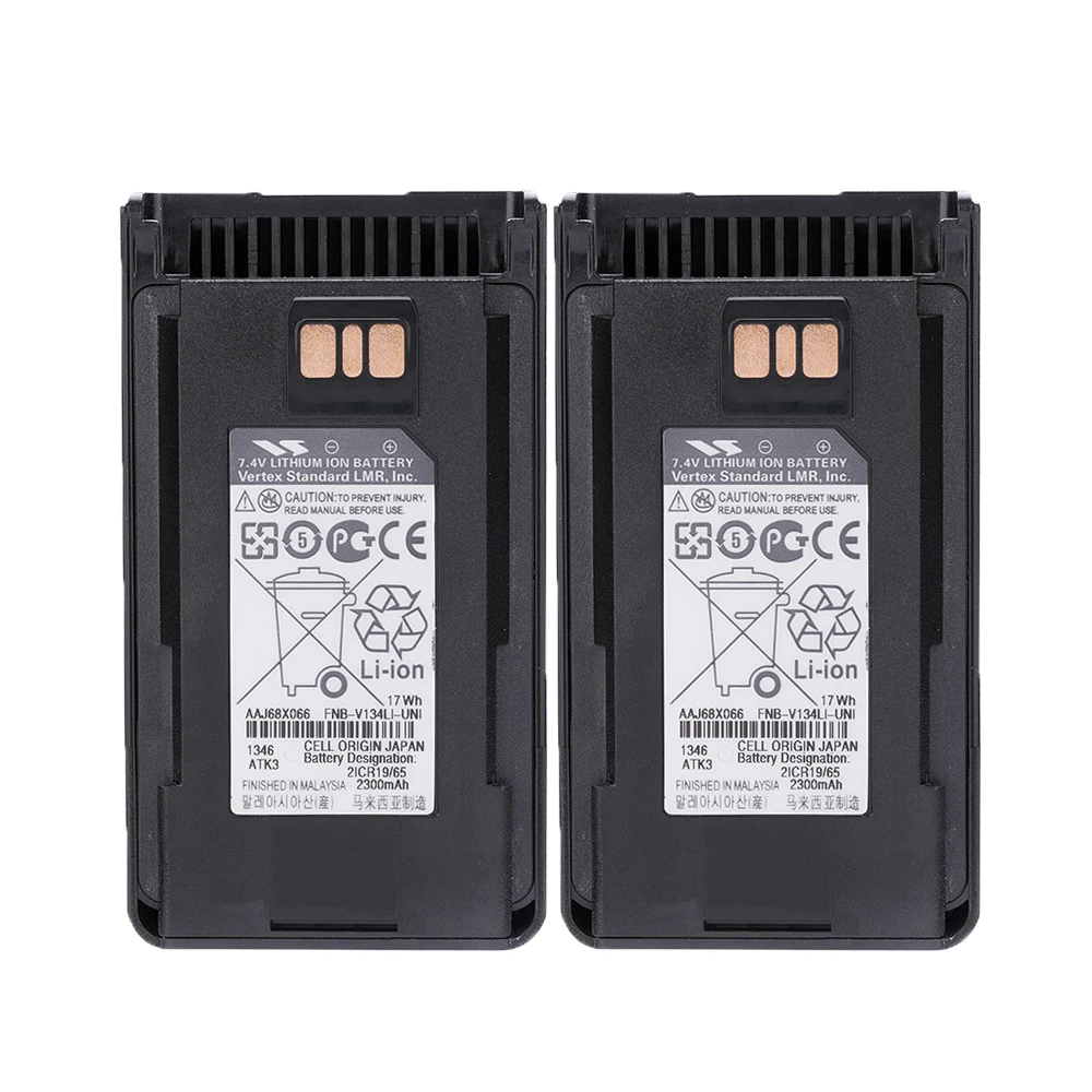 FNB-V134Li Walkie Talkie Li-ion Battery for YAESU EVX-231 EVX-530 EVX-261 EVX-539 VX-260 Two Way Radios Replacement Battery