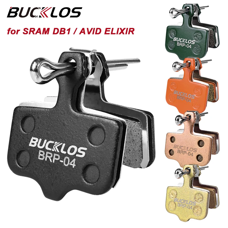 BUCKLOS Bike Brake Pads for Sram ELIXIR Wear-resistant Road Bicycle MTB Hydraulic Disc Pad fit DB1 DB5 Cycling Brake Accessories