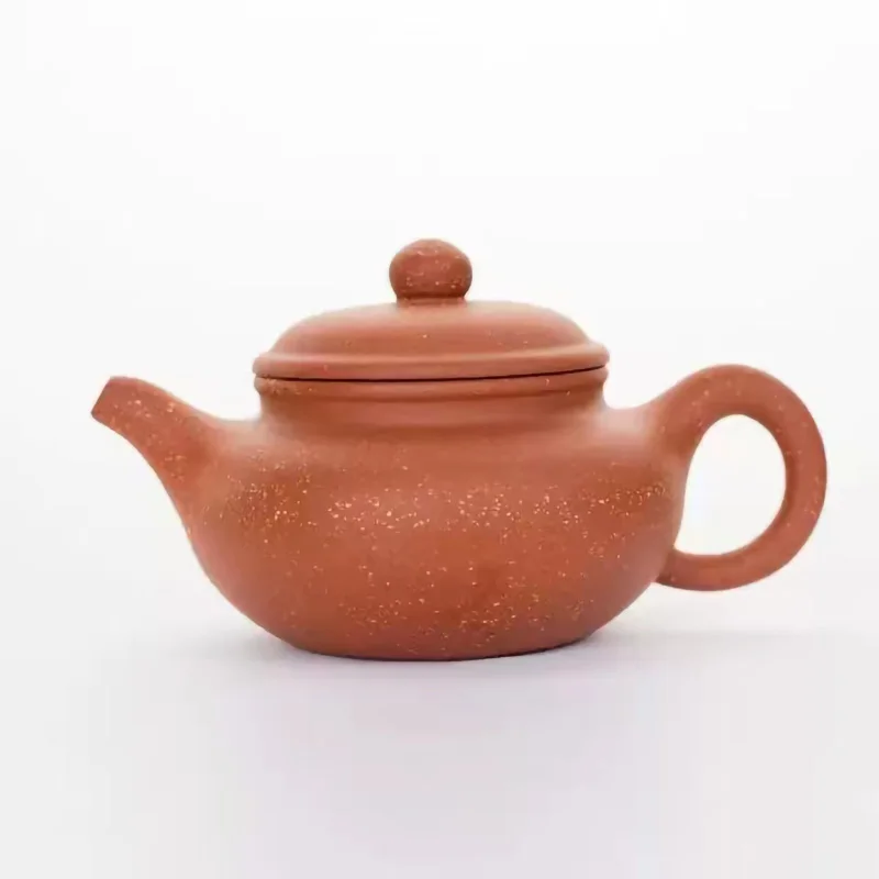 200CC Handcraft Yixing Teapot Using Dragon Blood Sand Clay 9 Holes Filter Antique Design Chinese Kettle Puer Tea Kung Fu Teaware