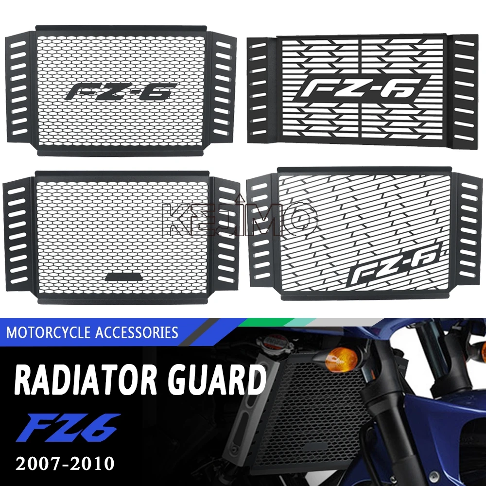 Motorcycles 2004 2005 2006 2007 2008 2009 2010 For Yamaha FZ 6 FZ-6 FZ6 FAZER FZ6FAZER Radiator Guard Protector Grille Cover