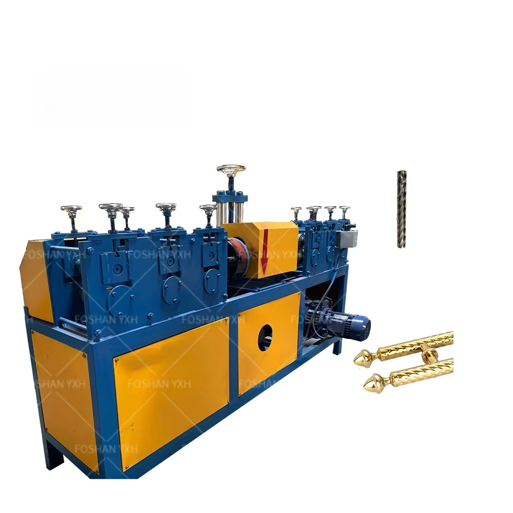Easy-to-Operate Iron SS Metal Pipe Design Machine 220V Tube Mill Line With Core Motor Component For Threading/Twisting