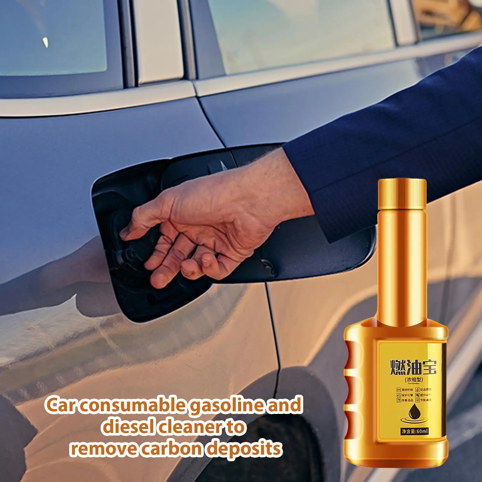 60ml Diesel Injector Cleaner Car System Petrol Saver Save Oil Additive Carbon Engine Flush Cleaner Cleaning Agent