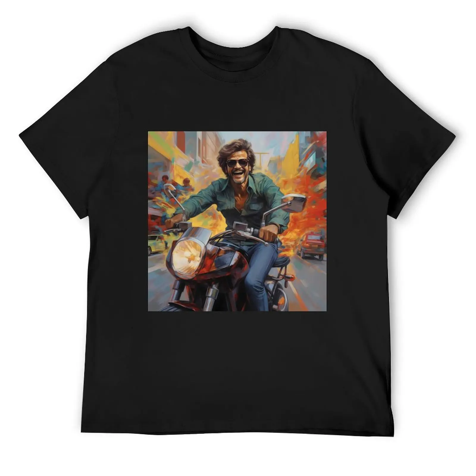 

rajnikanth indian actor hd art T-Shirt animal prinfor boys Funny t-shirts funny costumes summer top mens workout shirts