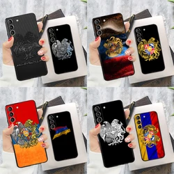 Armenia coat of arms Flag Phone Case For Samsung Galaxy S24 Ultra S22 S23 S20 S21 S24 FE S9 S10 Plus Note 10 20 Ultra