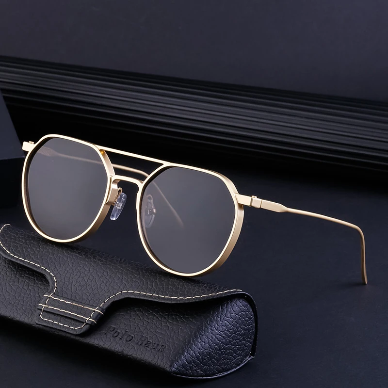 Gafas De Sol Punk Vintage para Hombre 2023 Retro ovaladas Steampunk tonos redondos De lujo Lunette De Soleil Homme Gafas De Sol Hombre Lentes
