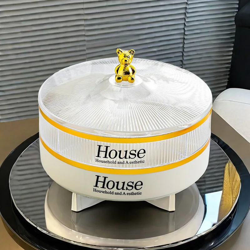 

Легкая роскошная тарелка с сухофруктами, высококачественная изысканная коробка для хранения для дома, гостиной, журнальный столик, фруктовая закуска, конфеты, орехи, дисплей