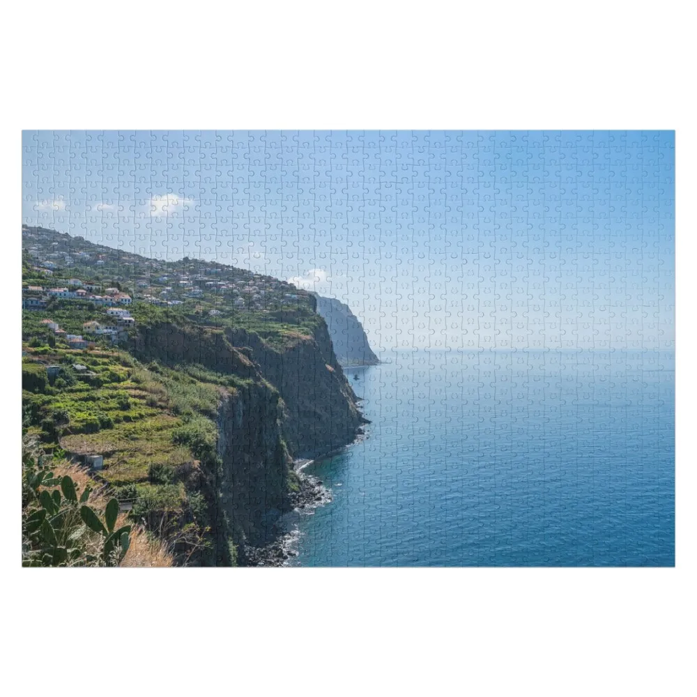 

Cliffs below Campanario, Maderia, Portugal Jigsaw Puzzle Picture Personalized Toys Photo Custom Wood Puzzle