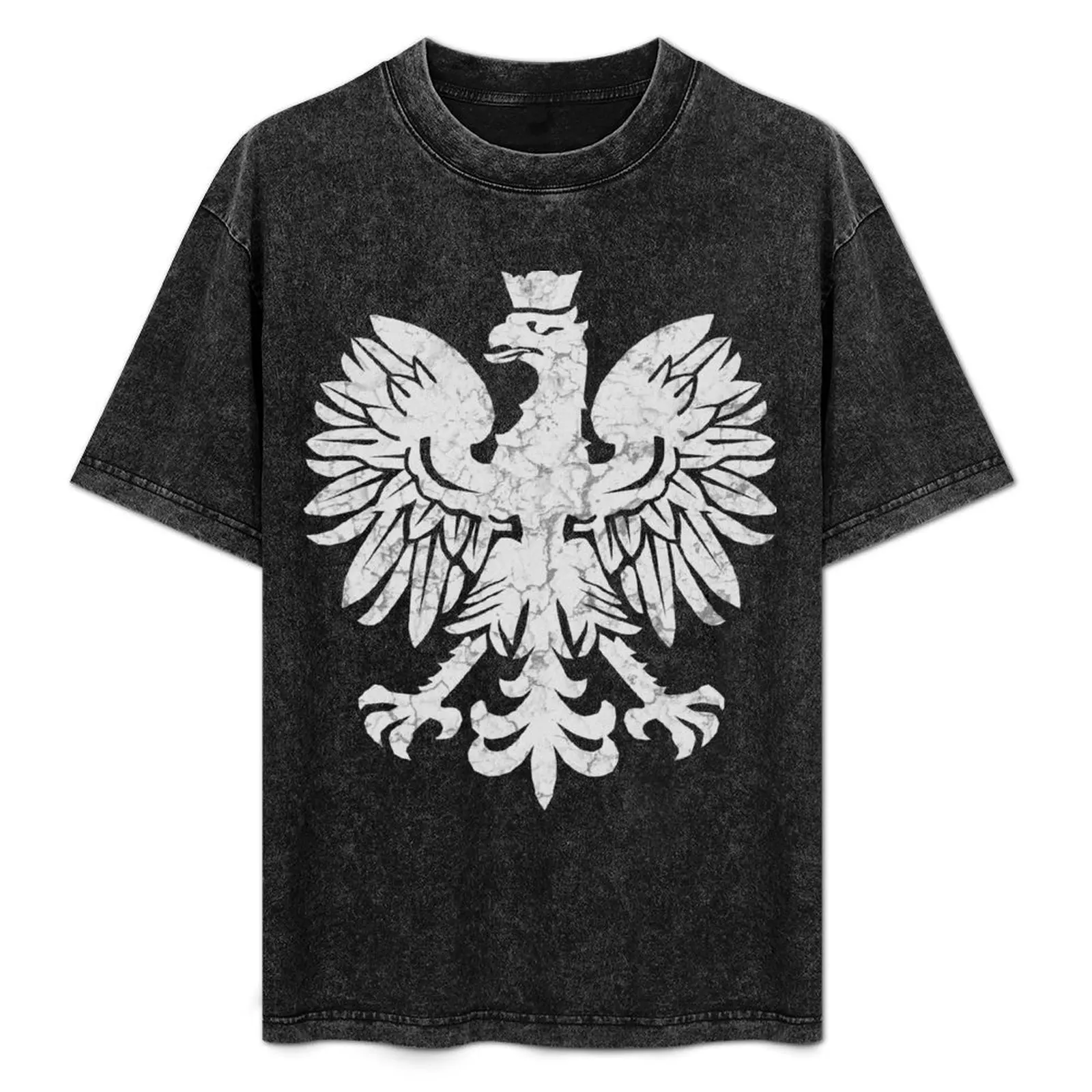 

Polish White Eagle T-Shirt Urban Casual Loose Fit Tee
