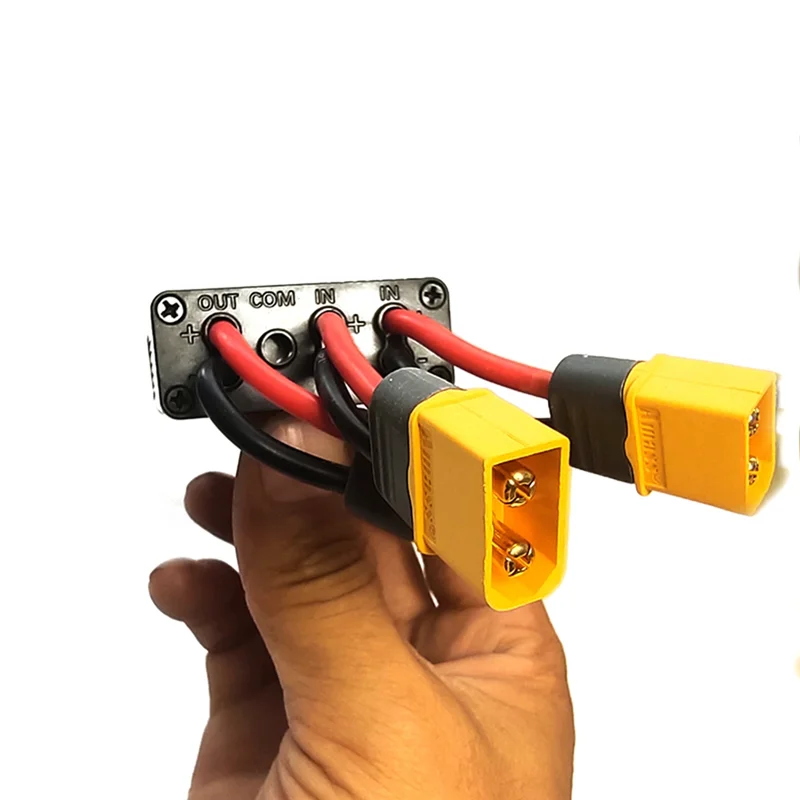 Dual Battery Connection Adapter Switcher Module Increase Battery Capacity Dual Battery Parallel Module with 20V-72V(20A)