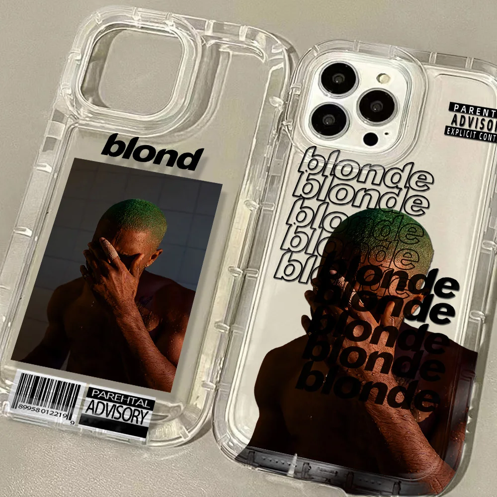 Frank Blonde Oceans Clear Case for Xiaomi Redmi NOTE 8 9 9A 9C 9T 9S 10 11 12 12C K40 Pro Plus 4G 5G Airbag Shockproof Cover