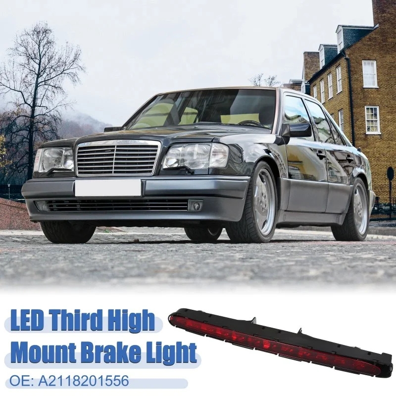 

High-Mount Stop Lamp for Mercedes-Benz E-Class W211 2003-2006 High-Mount Stop Lamp Black Part A2118201556 High-Mount Stop Lamp