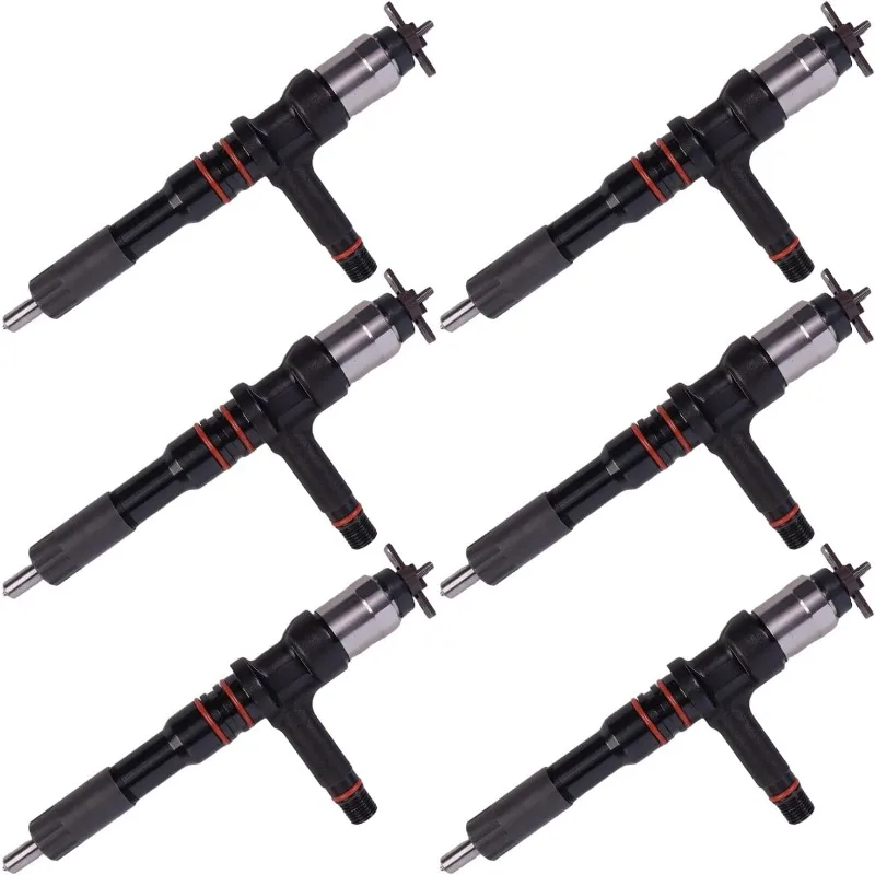 

6PCS Common Rail Injector 6251113100 For Komatsu SAA6D125E-5 Engine PC400LC-8 PC450LC-8 Excavator WA480-6 WA320 Wheel Loader
