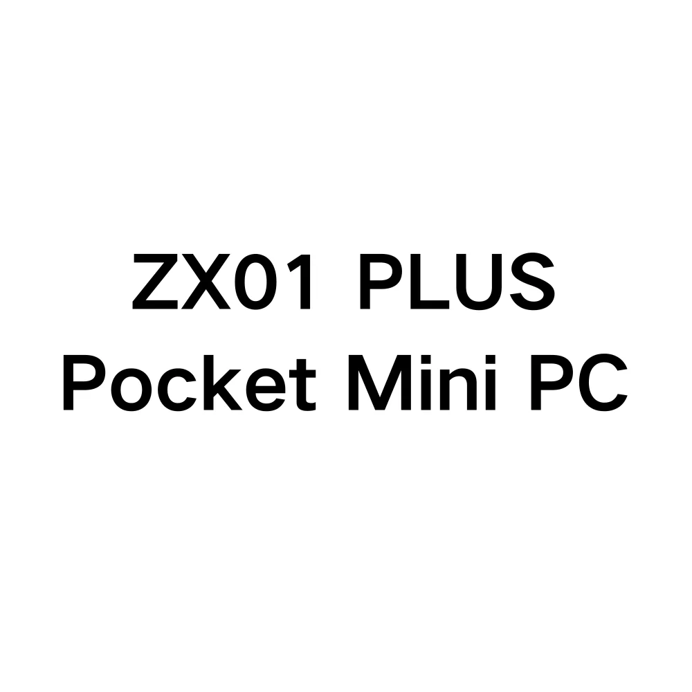 ZX01 PLUS Pocket Mini PC Intel Twin Lake N150 LPDDR5 12GB M.2 SSD Wifi5 BT5.0 Type-C Windows 11 مكتب سطح المكتب ألعاب الكمبيوتر